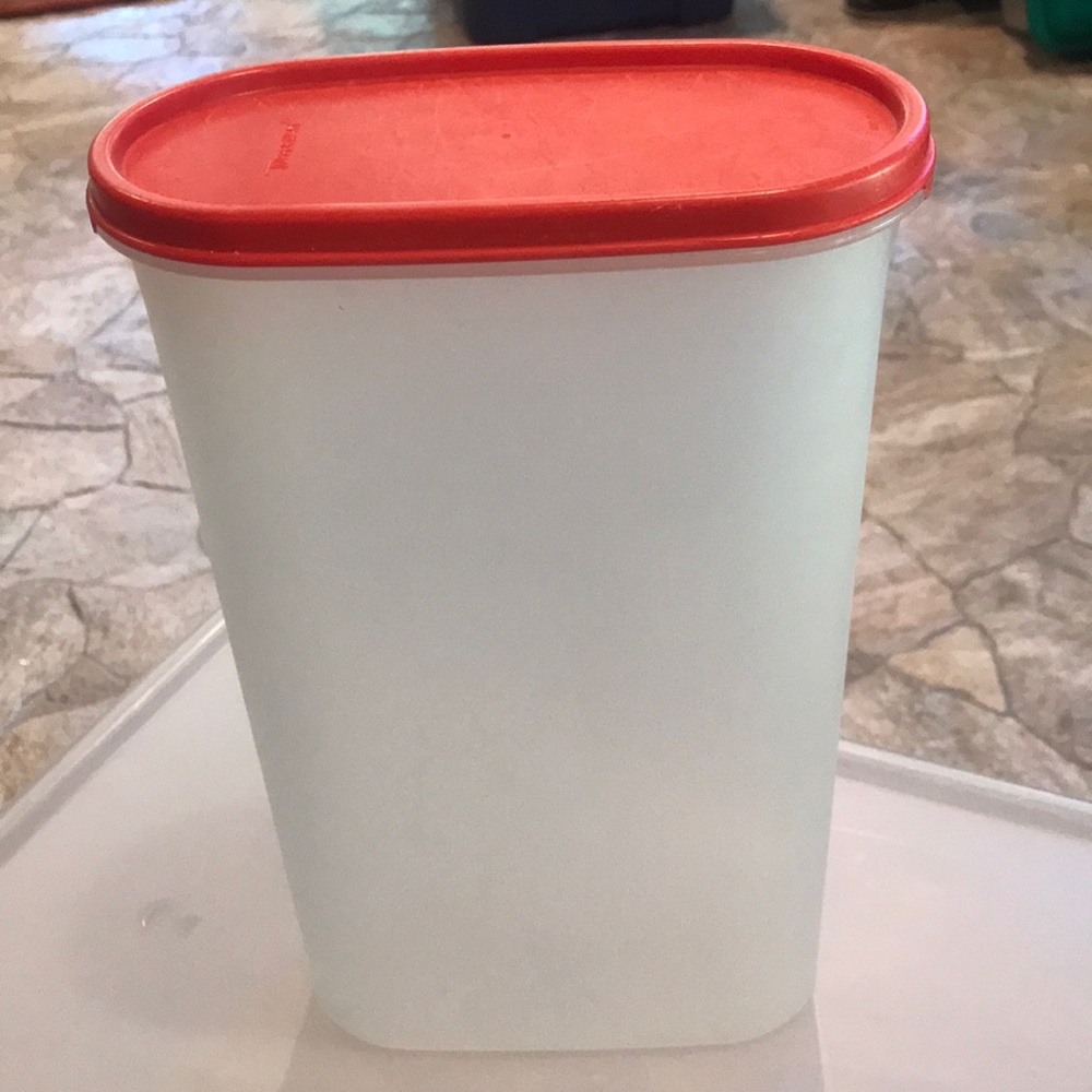 Tupperware Vintage Tupperware Red Modular Mate 5